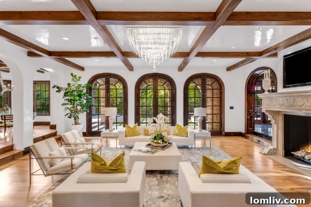 Luxurious Hallway with Artistic Details - 9727 Audubon Place