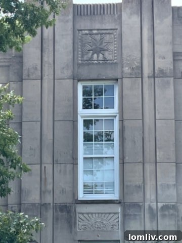 Playground area next to the historic Geneva Heights Elementary building