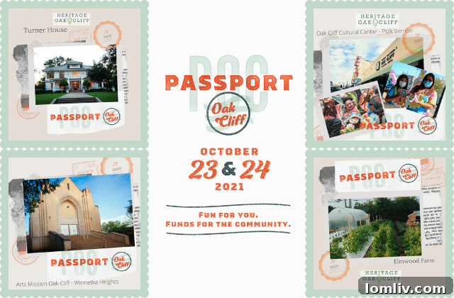 Passport Oak Cliff: Reimagining the Heritage Home Tour 2 Vibrant street scene in Oak Cliff, hinting at the bustling atmosphere of the Passport Oak Cliff community event