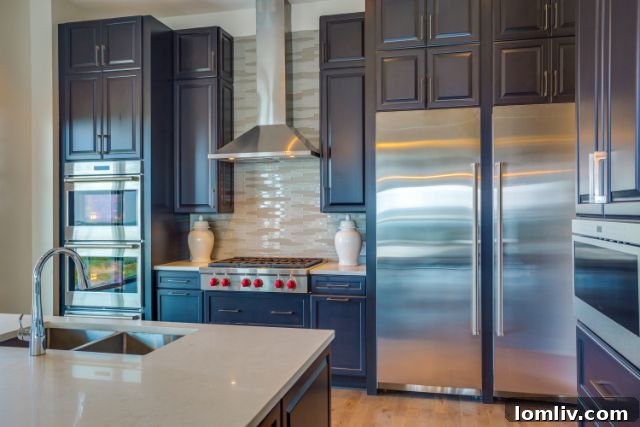 Lakeside Tower gourmet kitchen with Wolf Sub-Zero appliances