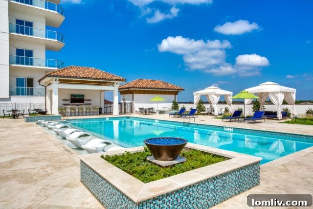 Lakeside Tower luxury amenities and common areas