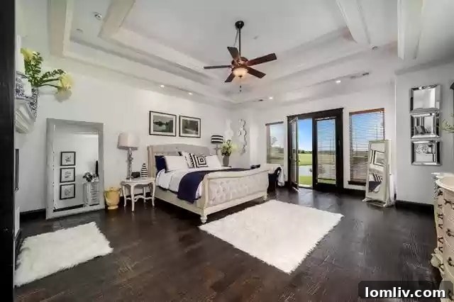 Comfortable home office with ample natural light