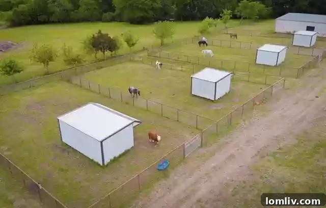 Expansive green pasture ideal for horses