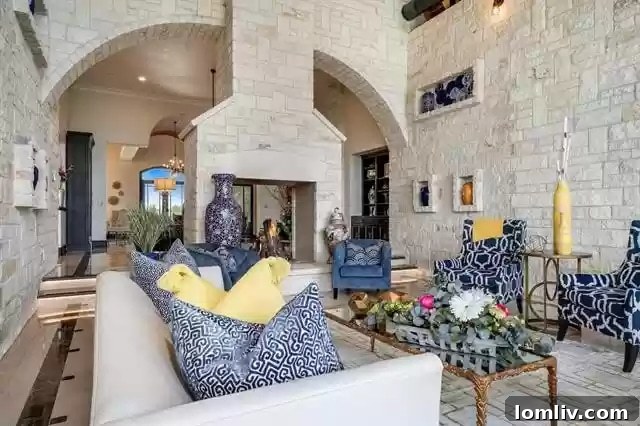 Grand barrel-vaulted entryway of the Sunnyvale estate
