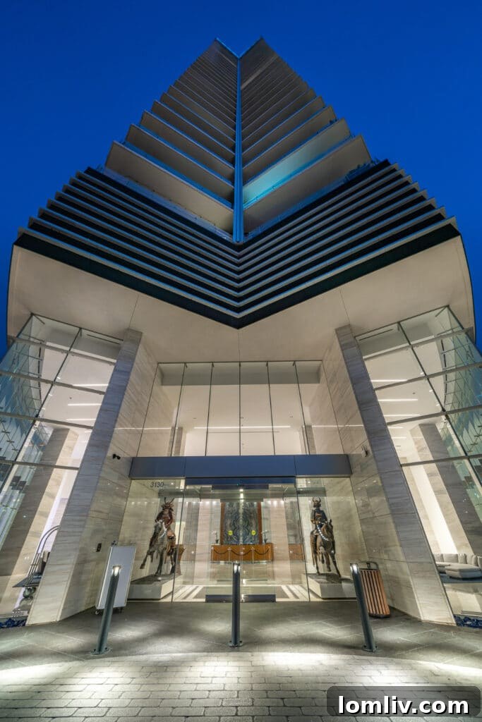 Bleu Ciel Dallas interior featuring spacious living area and panoramic city views