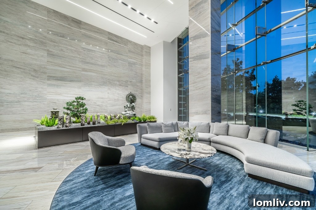 Contemporary open-plan kitchen and dining area in Bleu Ciel Dallas
