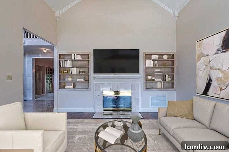 Charming exterior details of 1110 Hills Creek Drive, highlighting its custom architecture