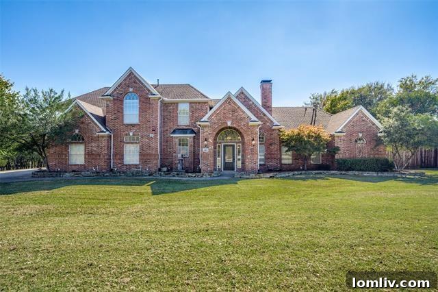Stunning Exterior of Rowlett Home with Acreage