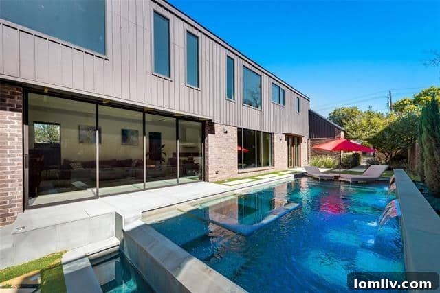 Exterior Charm of a Custom Dallas Modern Farmhouse