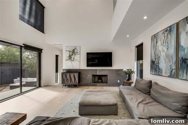 Dallas Luxury Home: Modern Farmhouse Entryway and Design