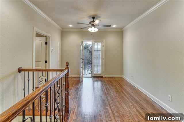 Elegant primary bedroom with ample space and natural light