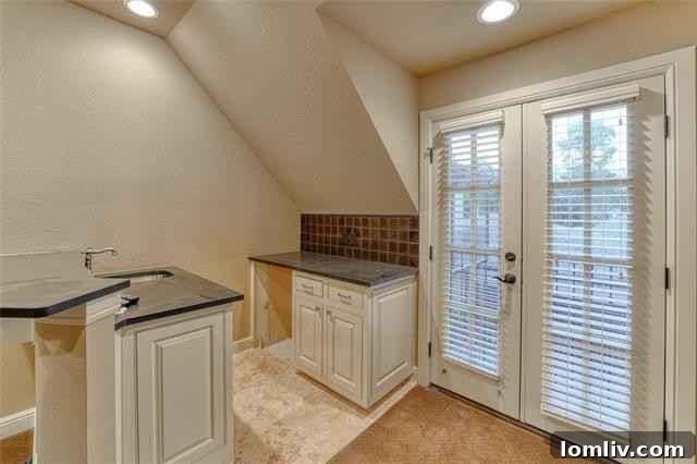 Spacious walk-in closet in the primary suite