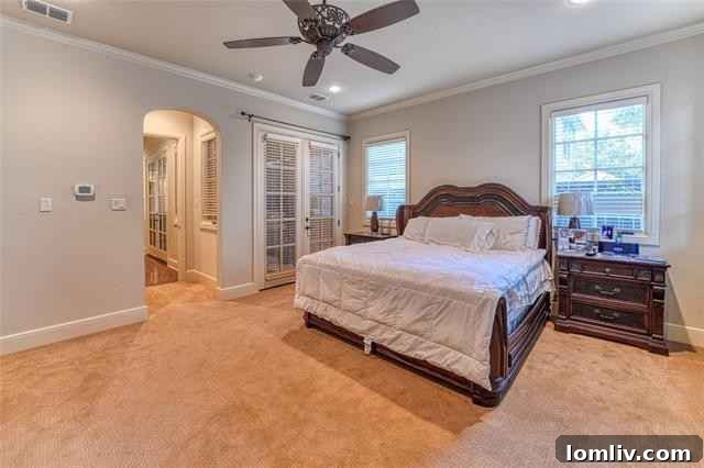View of the open concept living space from the kitchen