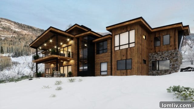 Luxury Home Under Construction at Alpine Mountain Ranch