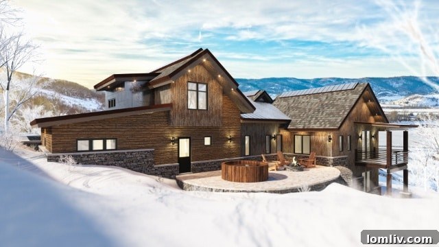 Spacious Living Room Alpine Mountain Ranch