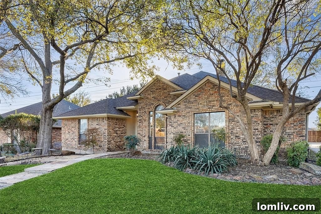 1609 Eden Valley Lane Plano exterior, move-in ready home