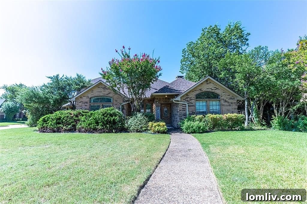 4456 Odessa Circle Plano exterior, home with renovation potential