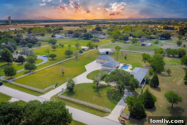 Charming ranch-style home on a spacious two-acre lot in Parker, Texas
