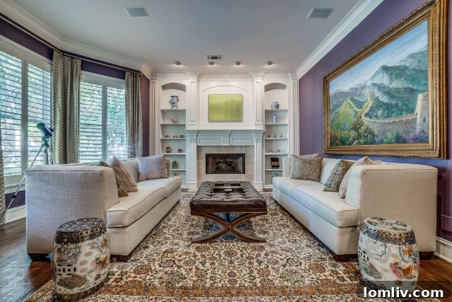 Modern gourmet kitchen with large island and high-end appliances