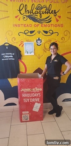 Junk King HAULidays Toy Drive: Drive Up the Joy! 5 HAULidays Toy Drive collection box