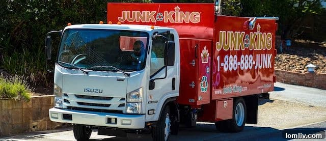 Junk King HAULidays Toy Drive: Drive Up the Joy! 6 Junk King truck collecting toys for HAULidays drive