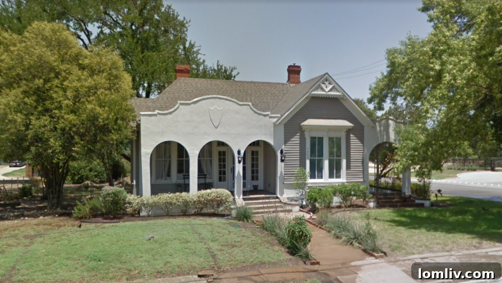 The charming exterior of the Bicycle House at 1403 N. Fifth St. in Waco, a famous Fixer Upper renovation, now listed for $550,000.