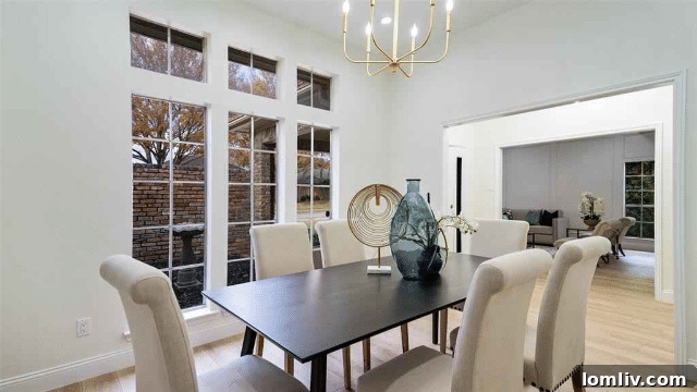 North Lake Highlands 2021 Top Steals Zero Splurges 6 Dining Room After Renovation - Modern Lake Highlands Design