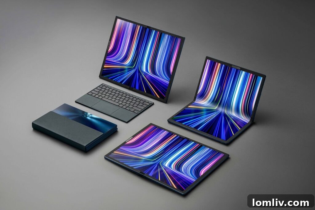 CES 2022: Unveiling Tomorrow's Tech 6 Asus Zenbook 17 Fold OLED: a laptop with a screen that folds in half