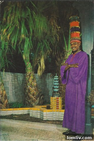 Abdul, the greeter at La Tunisia