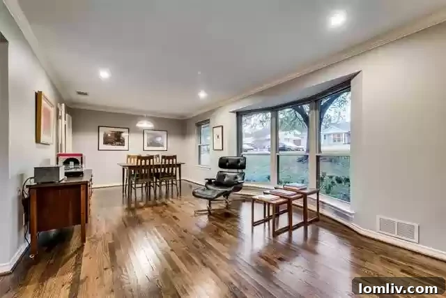 1606 Trailridge Drive Den - Refined Midcentury Elegance