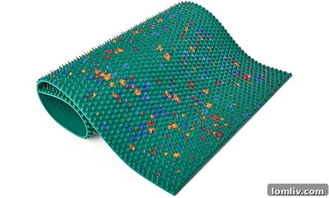 Colorful LYAPKO Acupuncture Mat for pain relief and holistic health