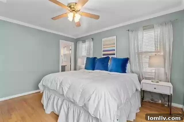 Serene Primary Bedroom with Ensuite Bathroom Access