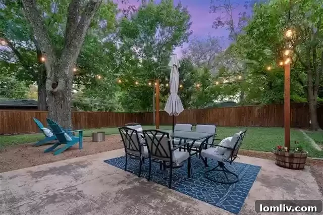Spacious Backyard with Towering Trees in Old Lake Highlands