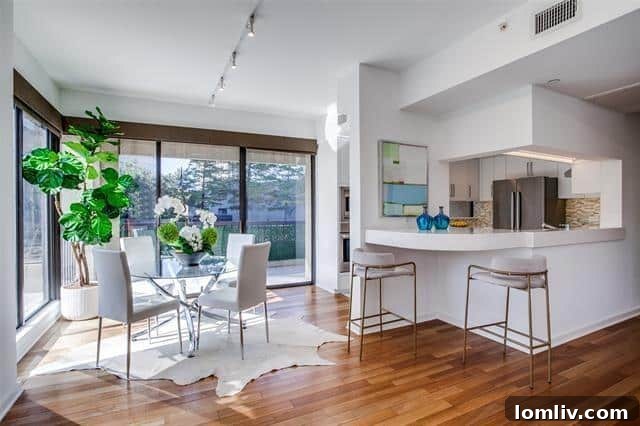 Make Your Grand Entrance: Warrington Luxury Rentals 6 Expansive private terrace spanning the length of Warrington Unit 3G