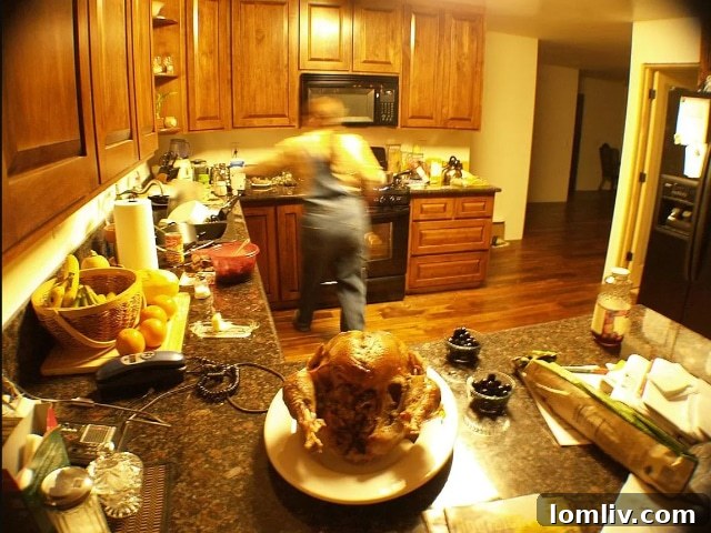Festive dining scene with family and friends