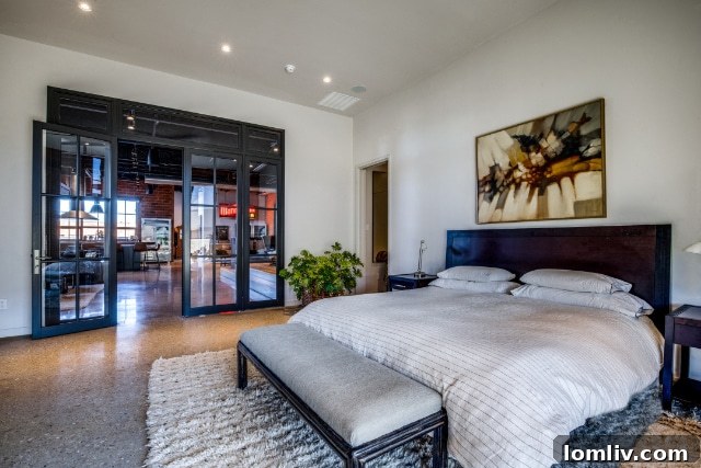 Urban Oasis: Industrial Luxury Retreat 18 Modern Walk-in Shower