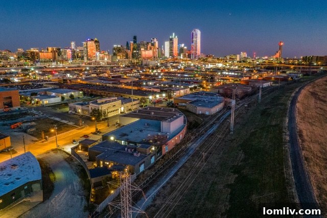 Urban Oasis: Industrial Luxury Retreat 24 Industrial Warehouse Exterior Evening