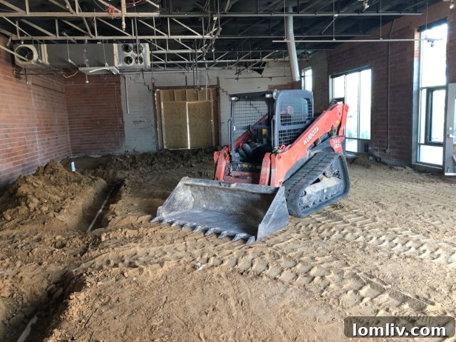 Urban Oasis: Industrial Luxury Retreat 5 Construction Phase of Luxury Warehouse Conversion