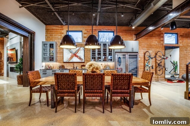 Urban Oasis: Industrial Luxury Retreat 9 Antique Industrial Lighting Fixtures