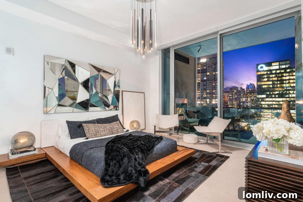 Your Invitation to Elegance Explore Two Bleu Ciel Model Showhomes 12 The dining area designed by Janet Baker features Arteriors lamps and chandelier, with Global Views rug, hide chairs, and wooden chest.