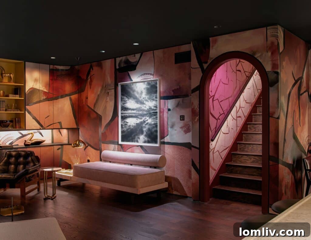 Kips Bay Show House Dramatic Wall Coverings