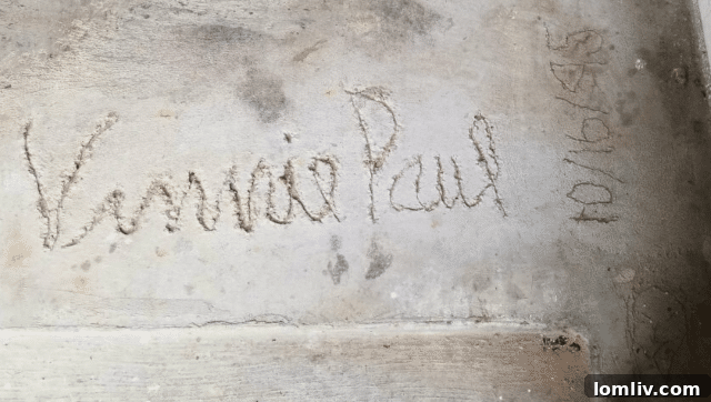 Vinnie Paul's Garage Floor Autograph