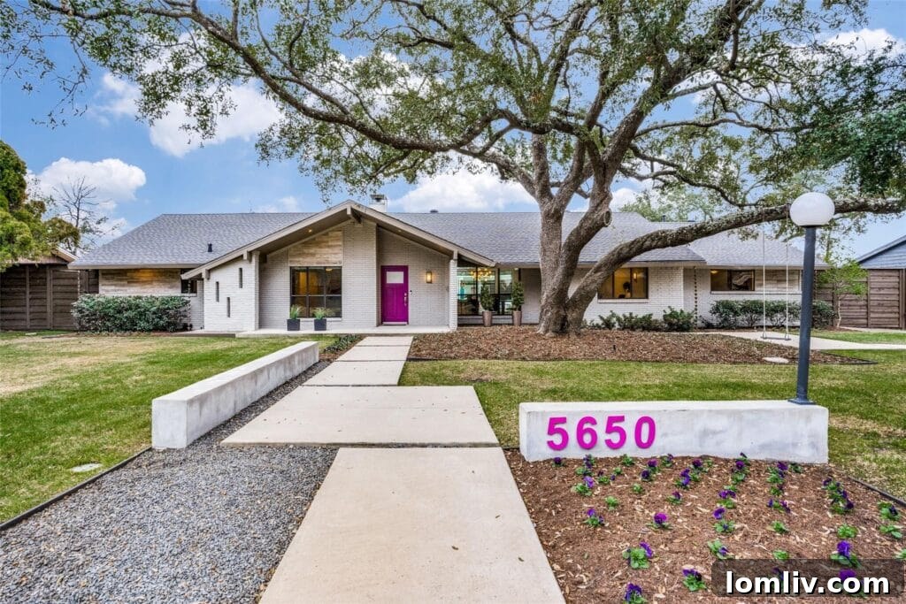 Architecturally Stunning North Dallas Midcentury Modern Ranch for Sale