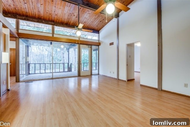 Close-up of Mid-Century Modern built-in drawers