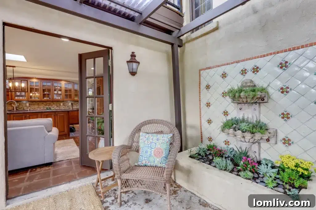 A beautifully appointed bathroom with a distinctive clawfoot tub.