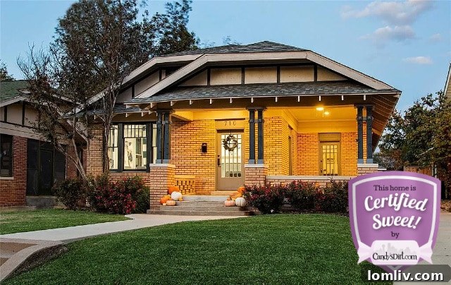 Classic Munger Place Craftsman Home Exterior in Dallas, Texas