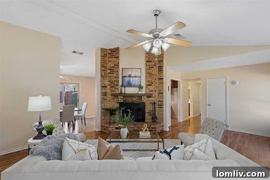 Spacious living room with natural light, 1318 Clearview Drive
