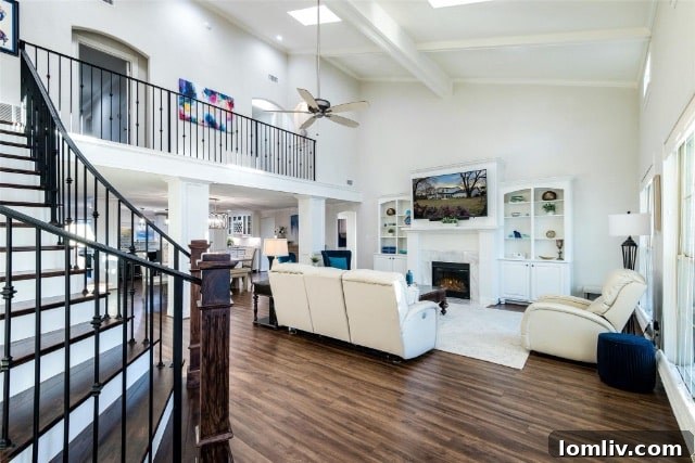 Inviting living space with modern finishes and natural light