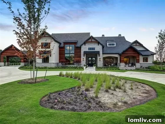 Are These Dallas-Fort Worth's Most Charming Homes? 3 Luxury contemporary home exterior in Southlake, Texas