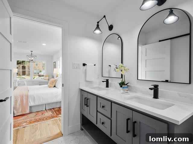 Bright and Airy Bedroom in Fort Worth Historic Home